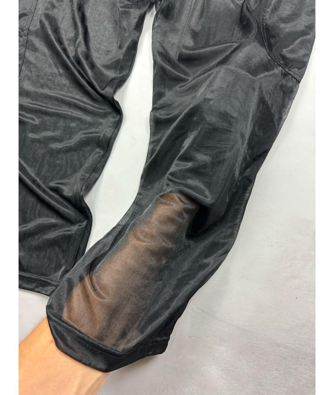 MM6 MAISON MARGIELA Черные нейлоновые бриджи, фото 5