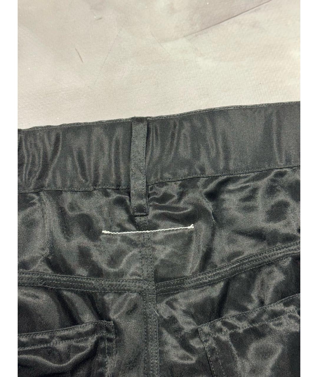 MM6 MAISON MARGIELA Черные нейлоновые бриджи, фото 4