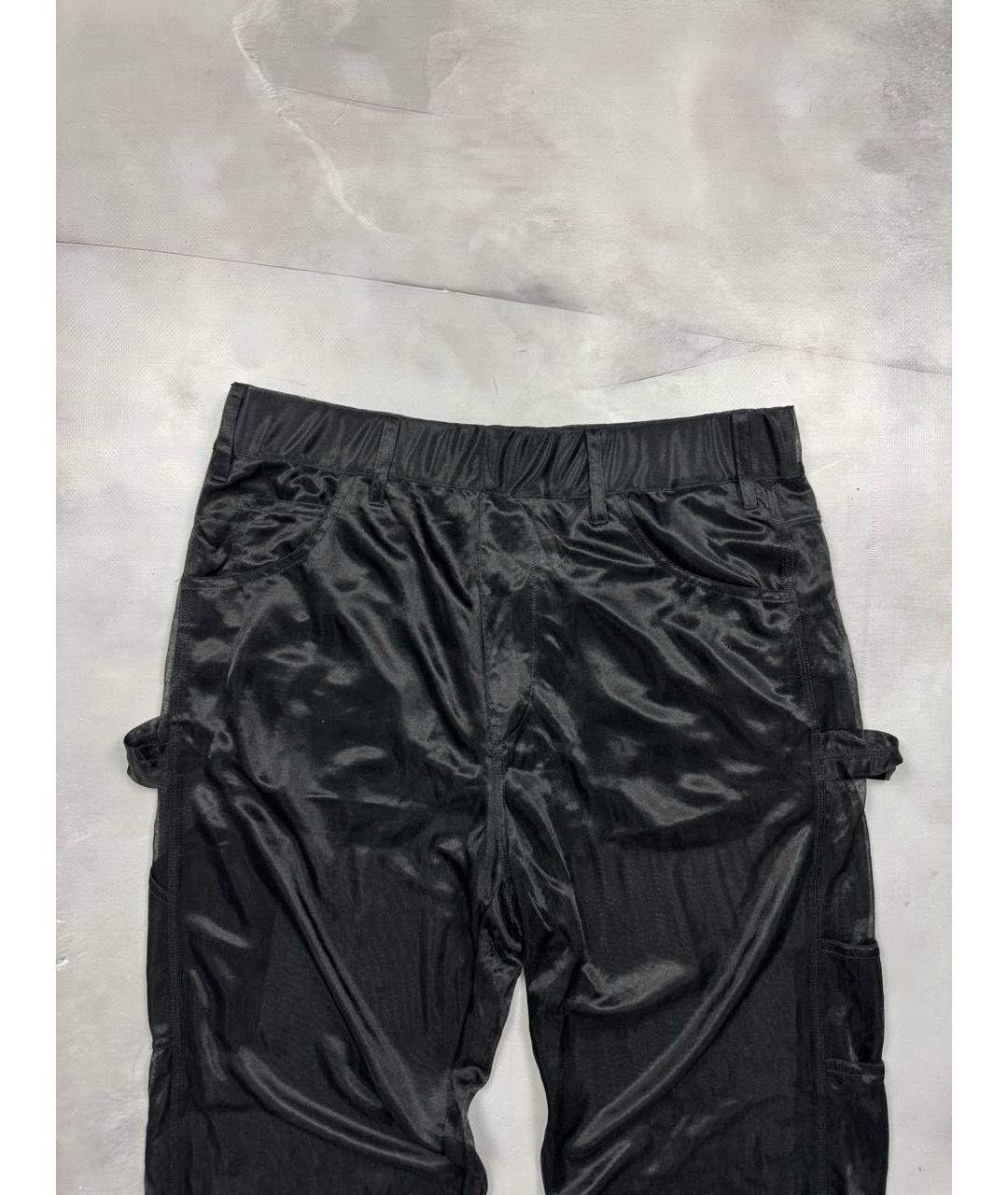 MM6 MAISON MARGIELA Черные нейлоновые бриджи, фото 6