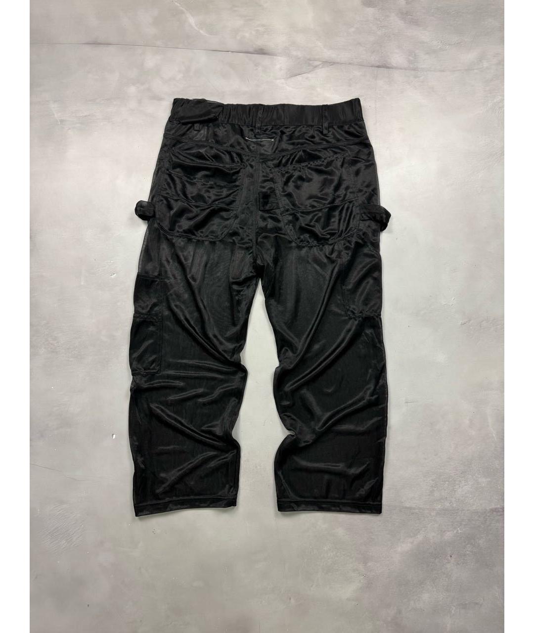 MM6 MAISON MARGIELA Черные нейлоновые бриджи, фото 2