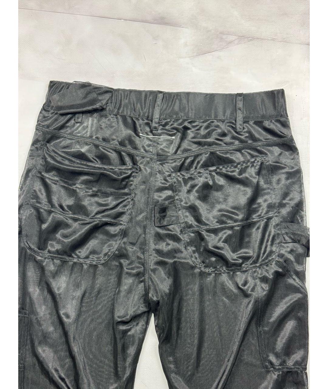 MM6 MAISON MARGIELA Черные нейлоновые бриджи, фото 3