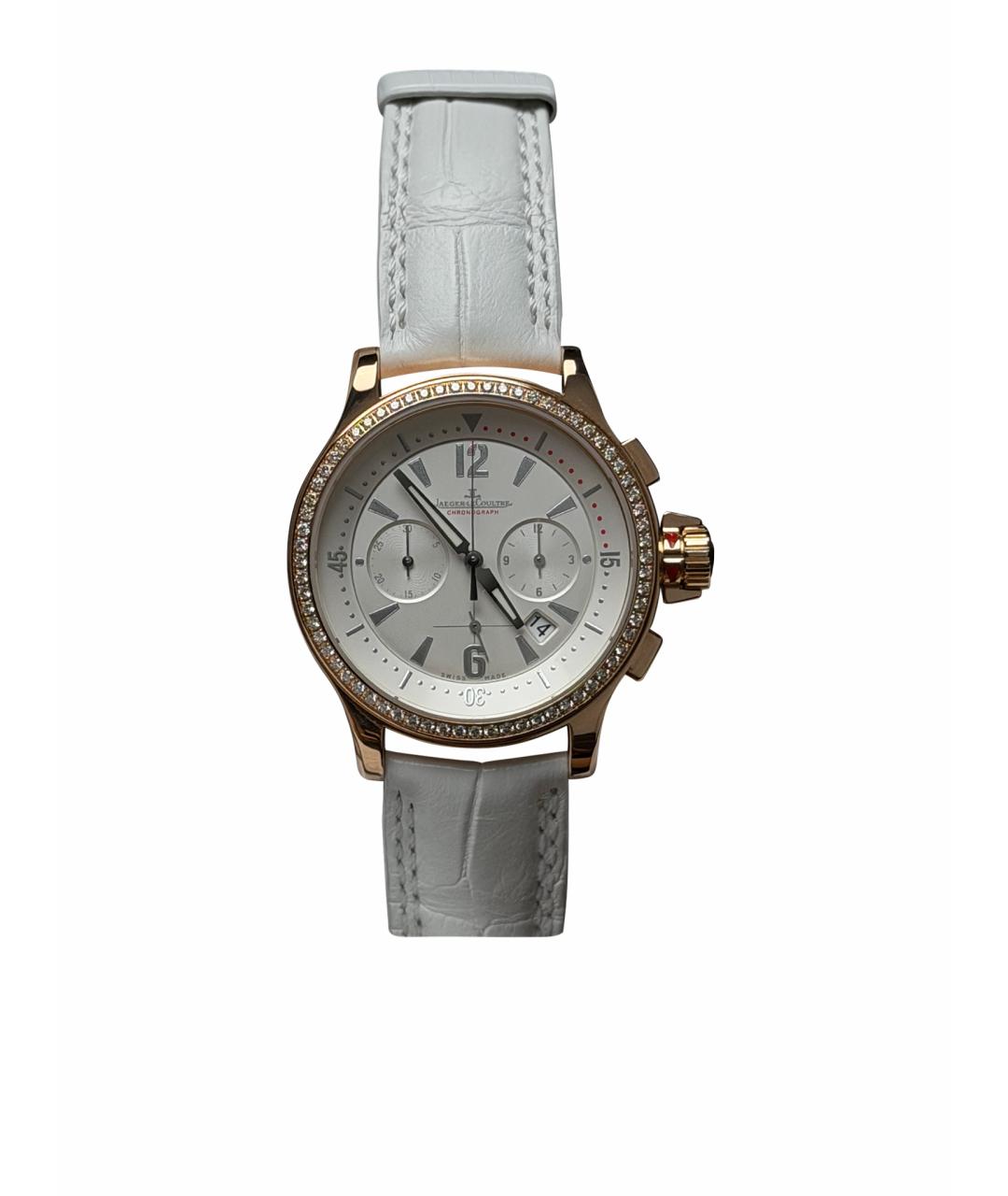 Jaeger LeCoultre Белые часы из розового золота, фото 1
