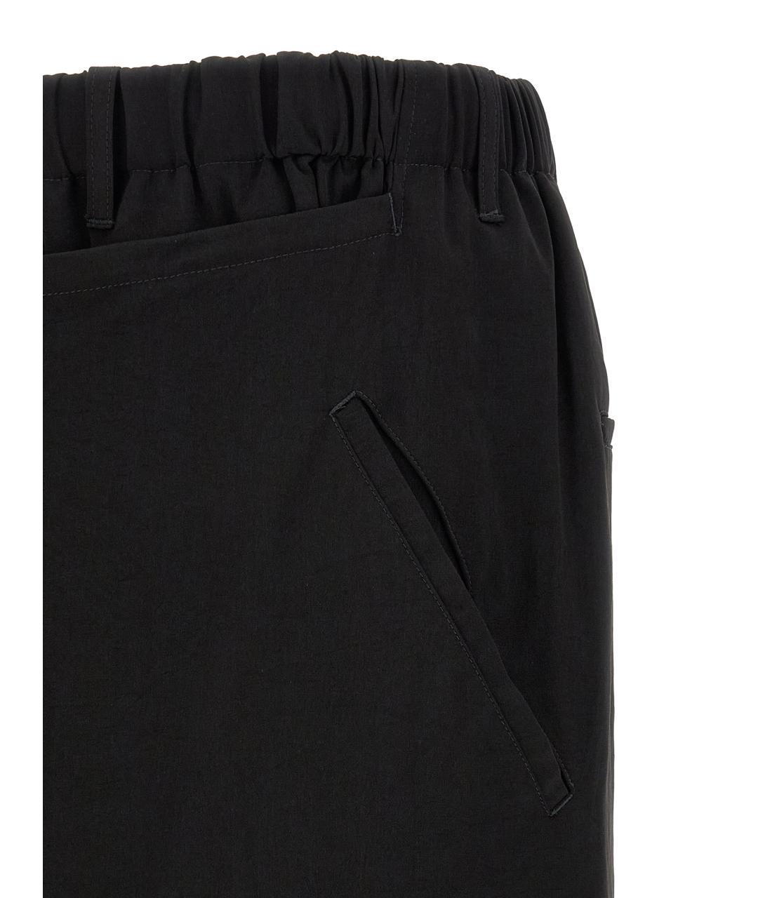 YOHJI YAMAMOTO Черные повседневные брюки, фото 5