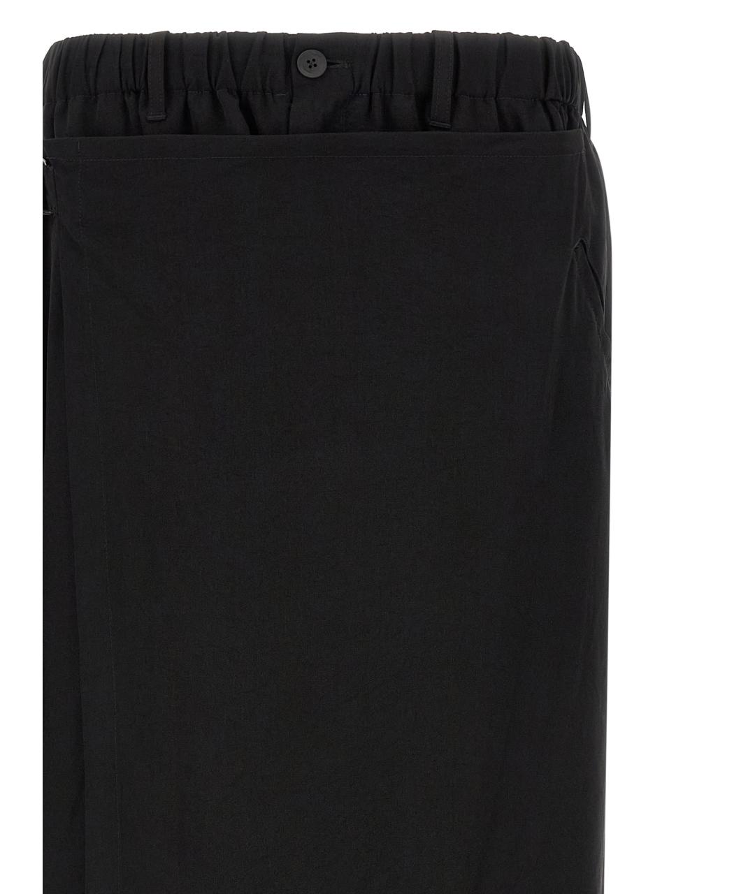 YOHJI YAMAMOTO Черные повседневные брюки, фото 3