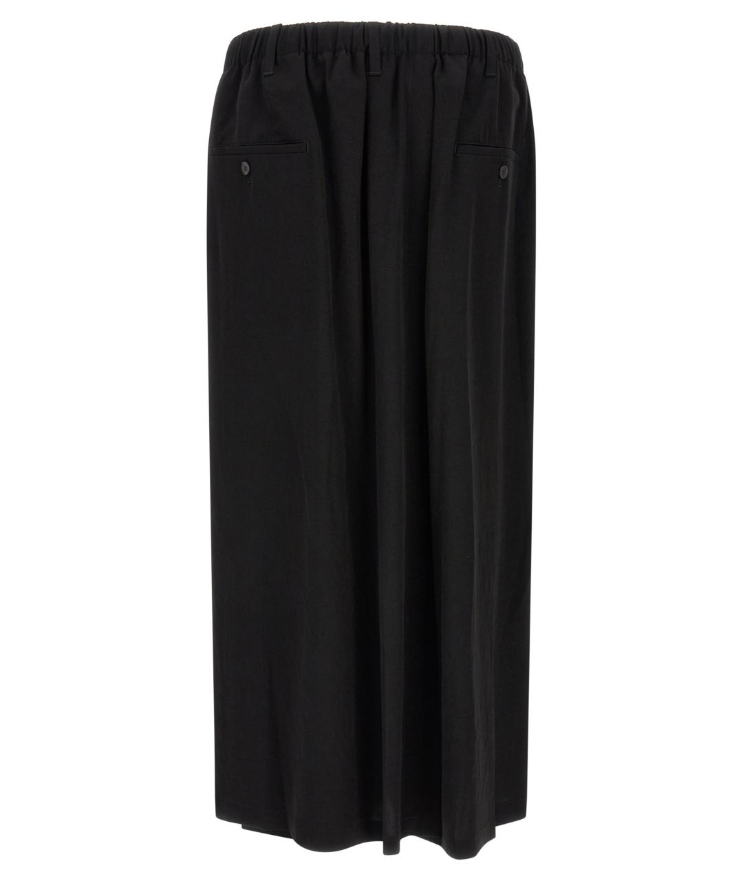 YOHJI YAMAMOTO Черные повседневные брюки, фото 2