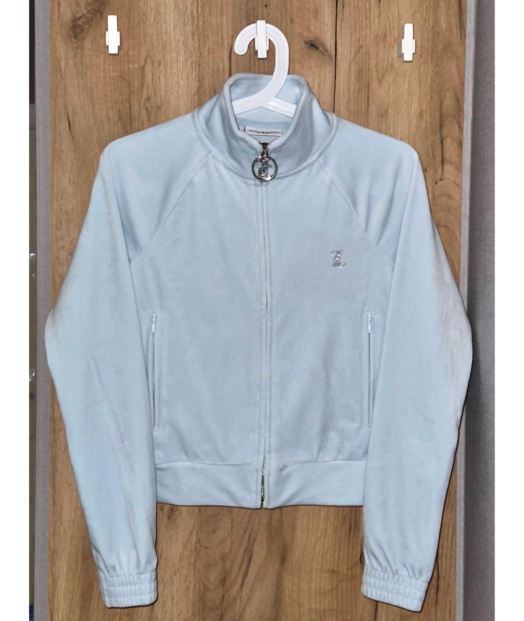 JUICY COUTURE Голубой велюровый спортивные костюмы, фото 2