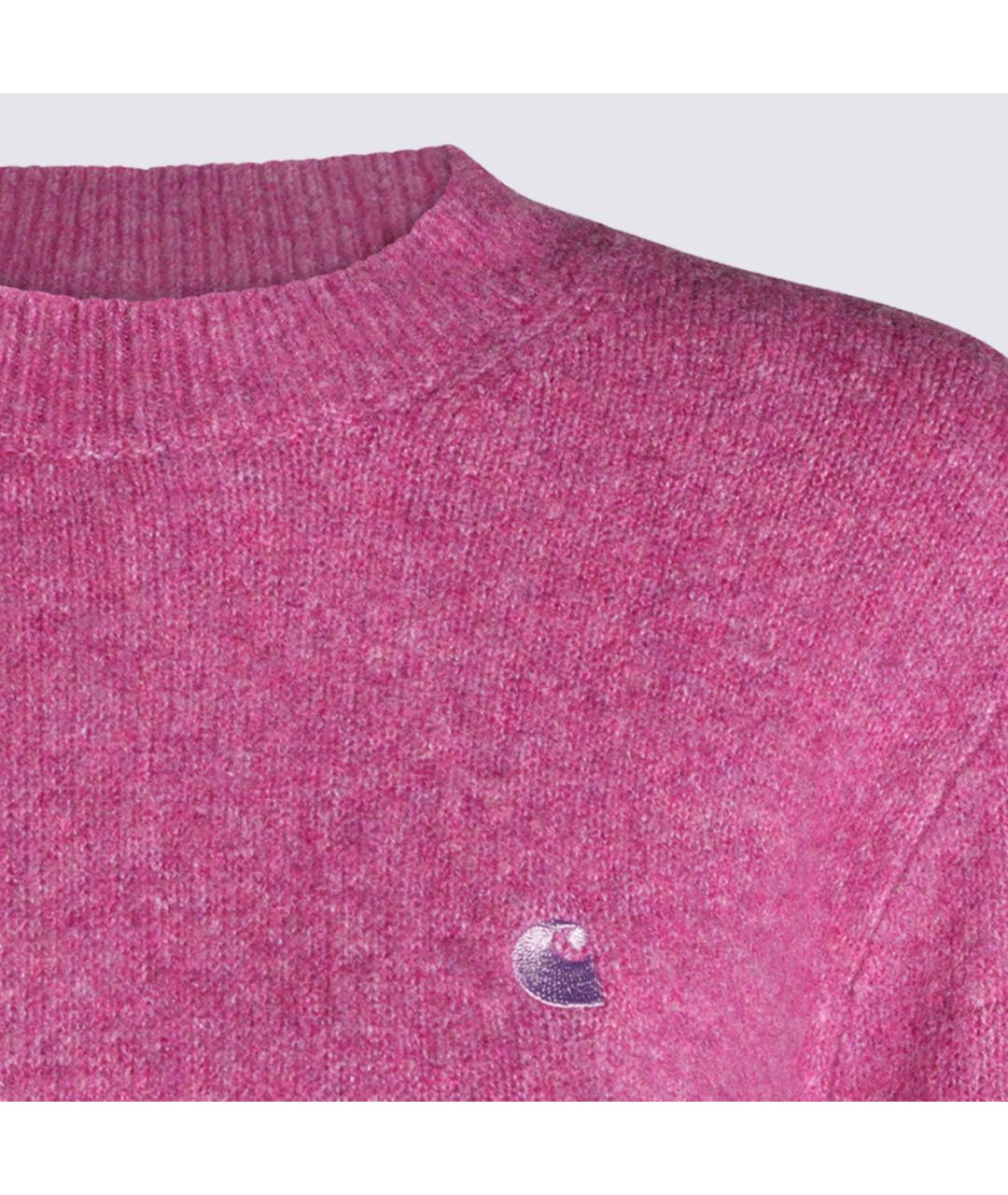CARHARTT WIP Розовый шерстяной джемпер / свитер, фото 3