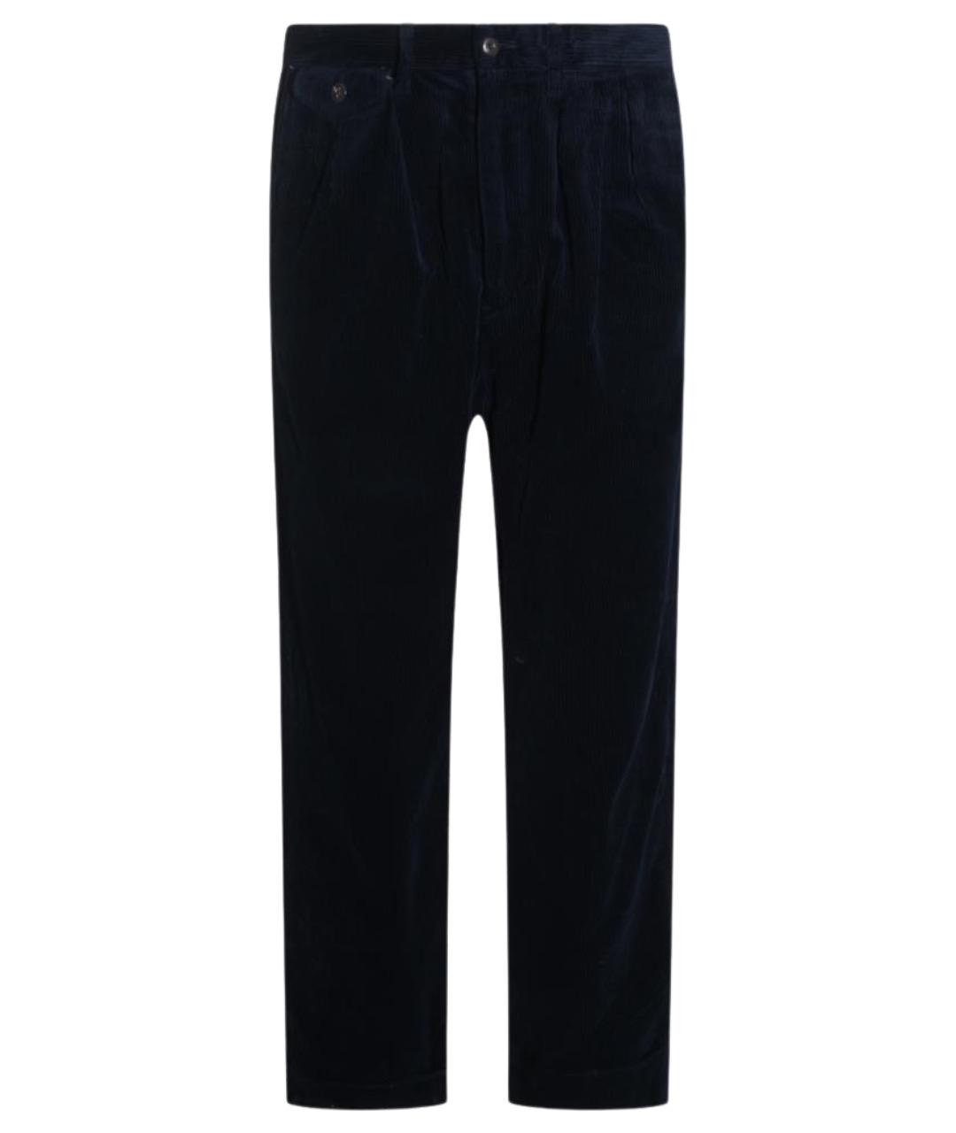 POLO RALPH LAUREN Темно-синие хлопковые повседневные брюки, фото 1