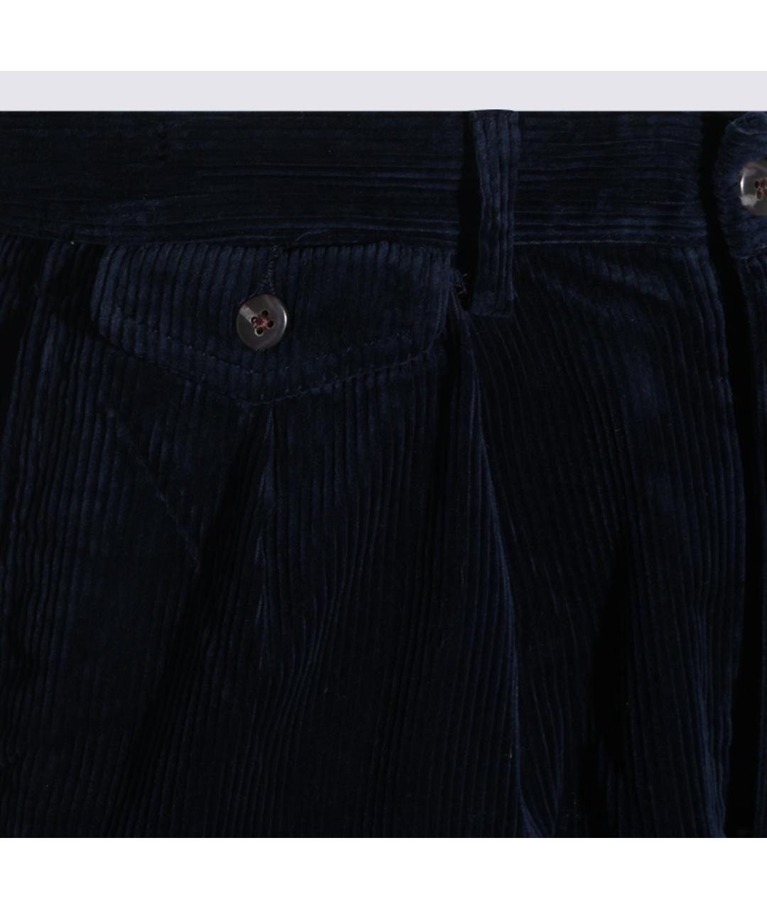 POLO RALPH LAUREN Темно-синие хлопковые повседневные брюки, фото 3