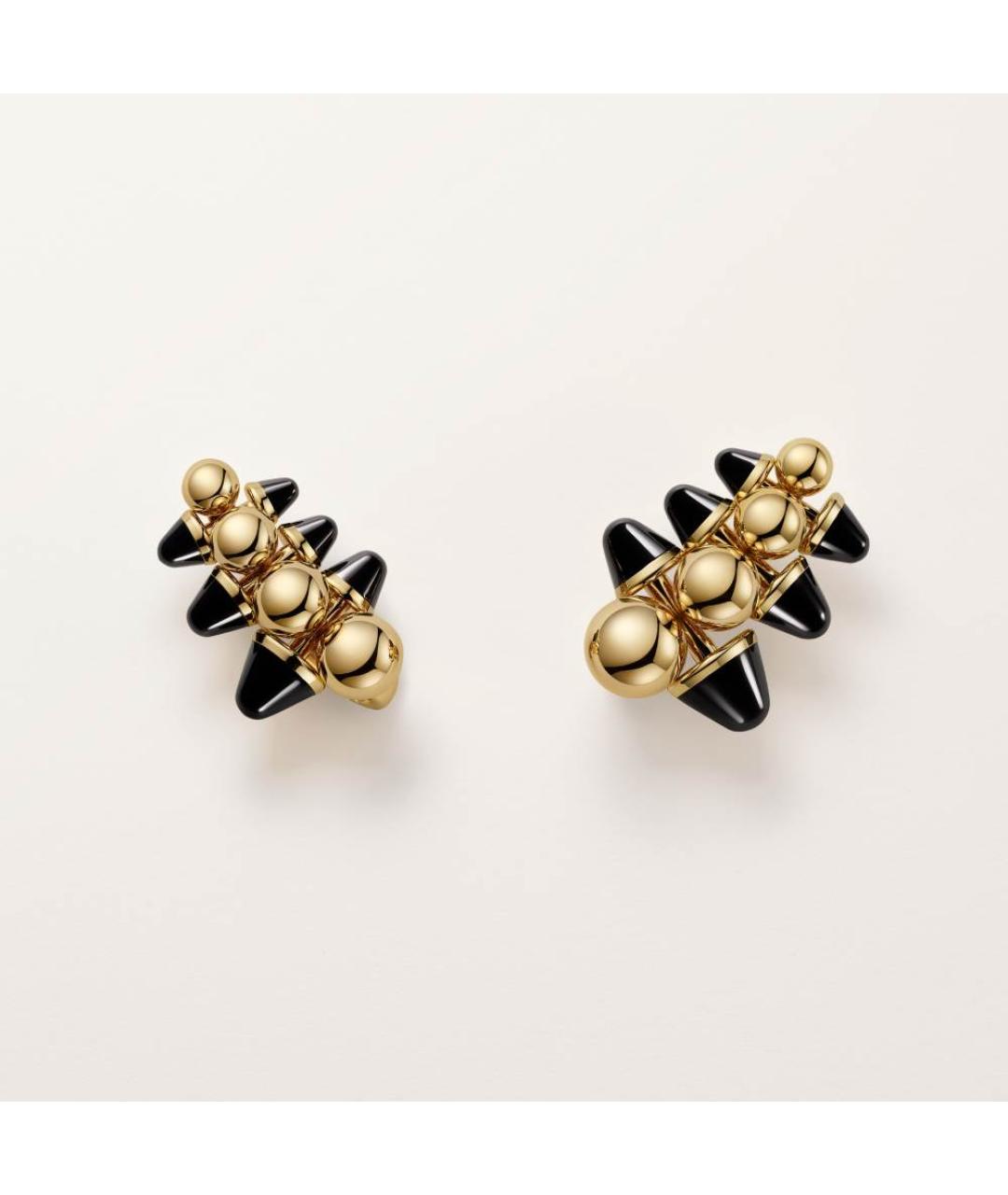 CARTIER Золотые серьги из желтого золота, фото 4