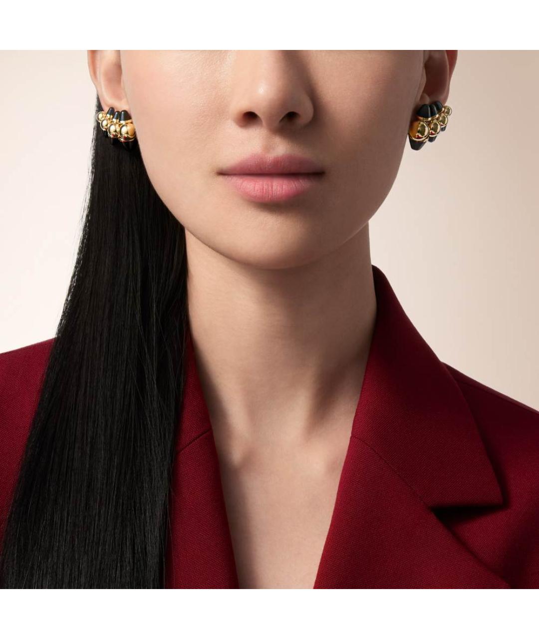 CARTIER Золотые серьги из желтого золота, фото 2