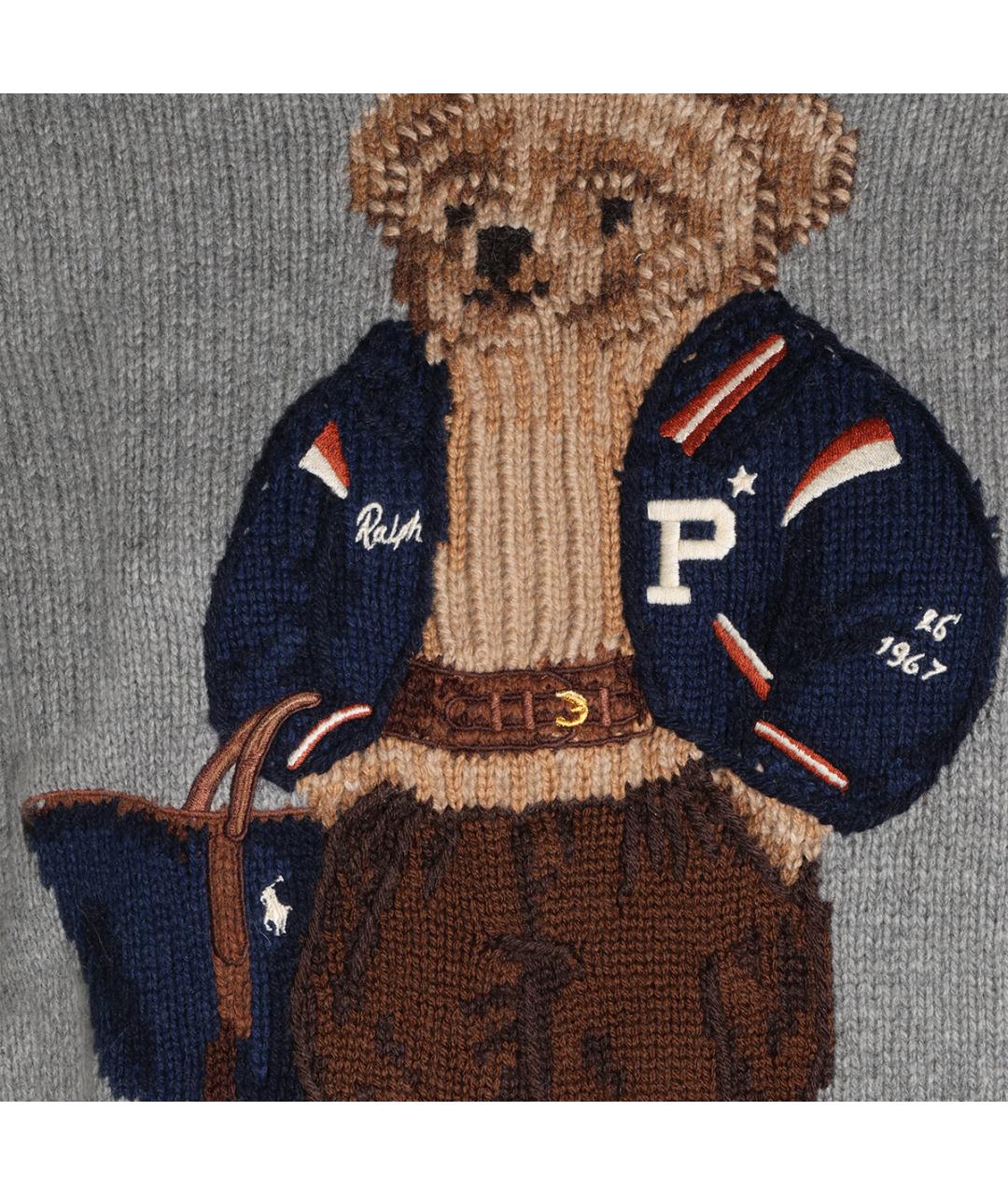 POLO RALPH LAUREN Серый шерстяной джемпер / свитер, фото 3