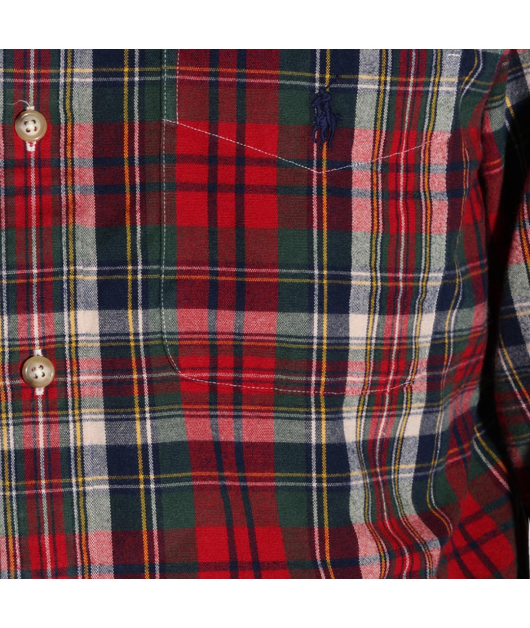 POLO RALPH LAUREN Красная хлопковая кэжуал рубашка, фото 3