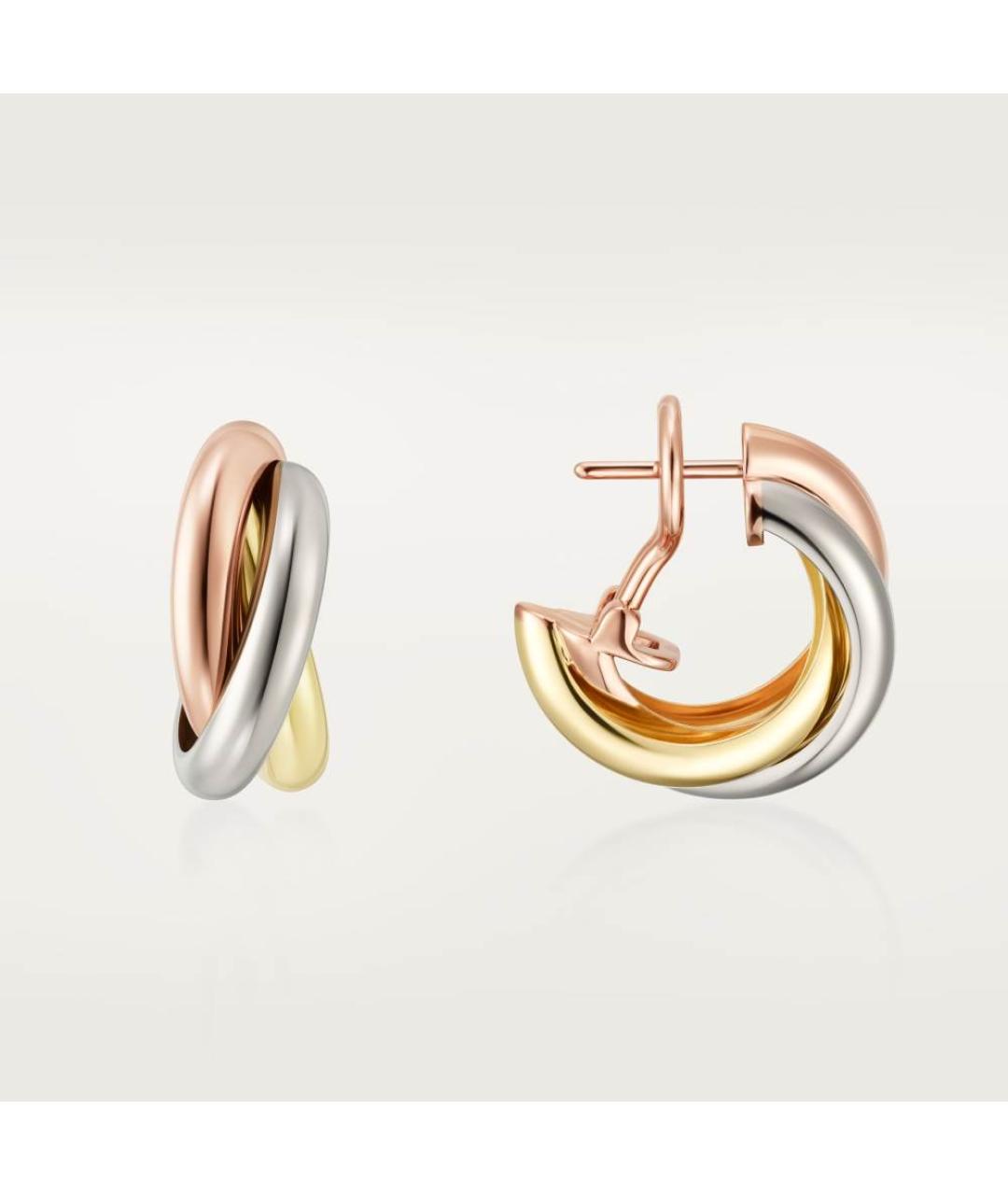 CARTIER Мульти серьги из желтого золота, фото 3