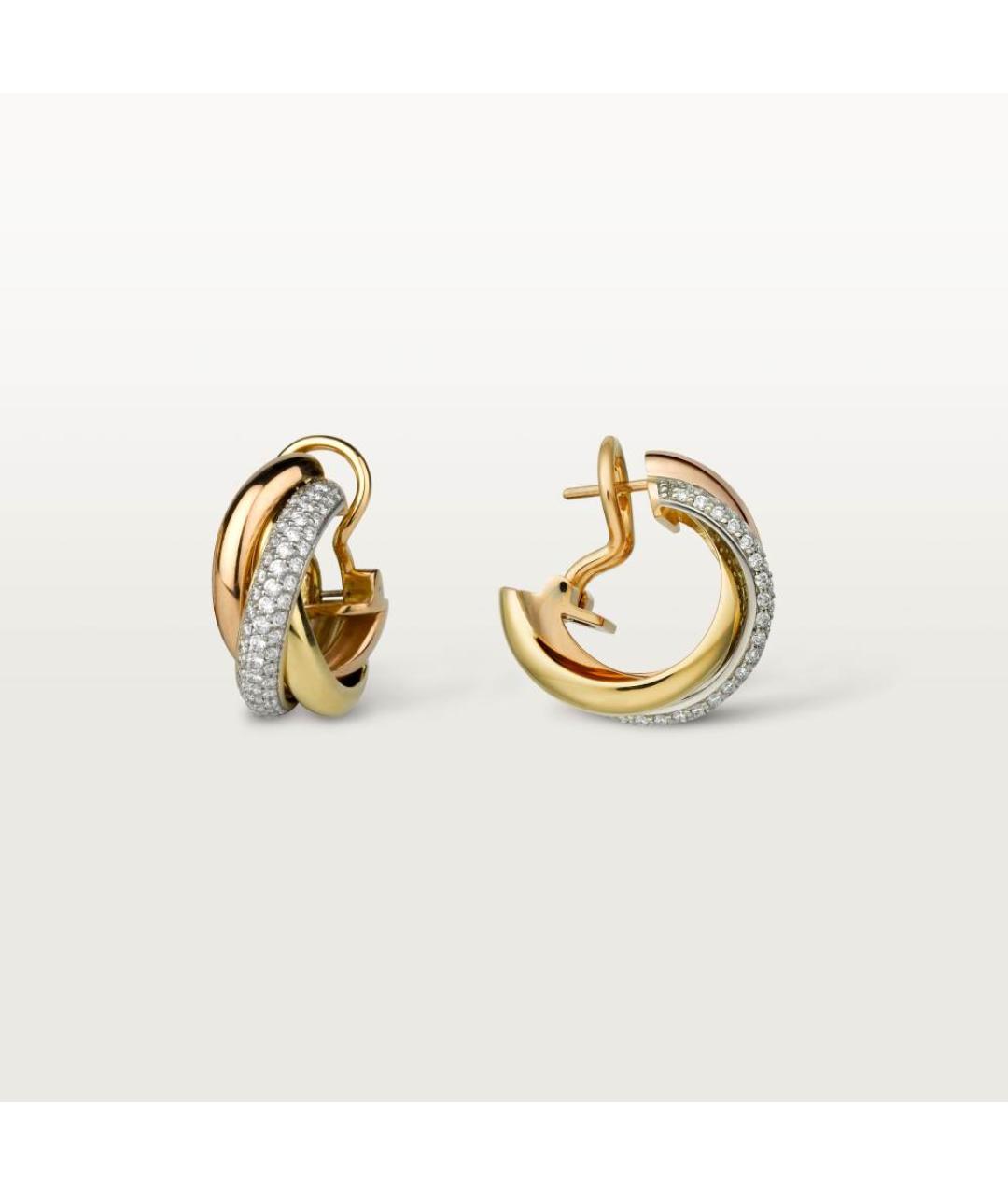 CARTIER Мульти серьги из желтого золота, фото 3