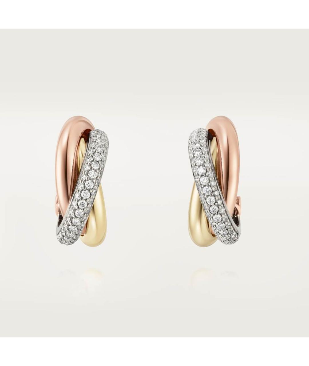 CARTIER Мульти серьги из желтого золота, фото 4