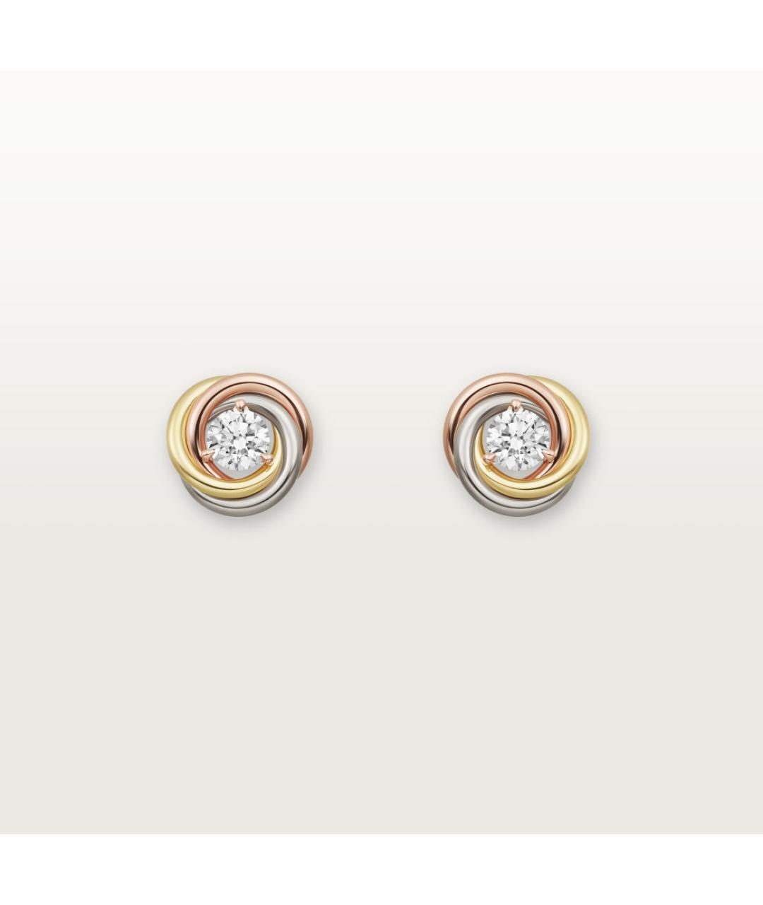 CARTIER Мульти серьги из желтого золота, фото 4