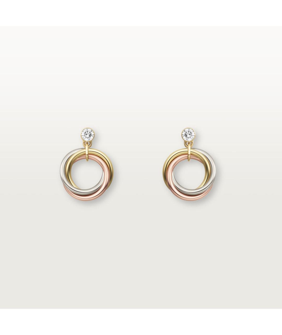 CARTIER Мульти серьги из желтого золота, фото 4