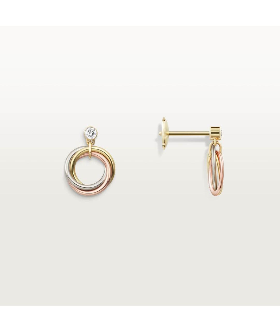 CARTIER Мульти серьги из желтого золота, фото 3