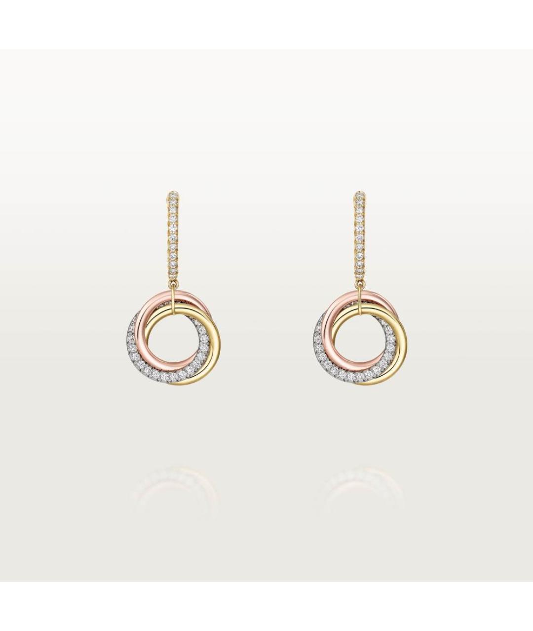 CARTIER Мульти серьги из желтого золота, фото 4