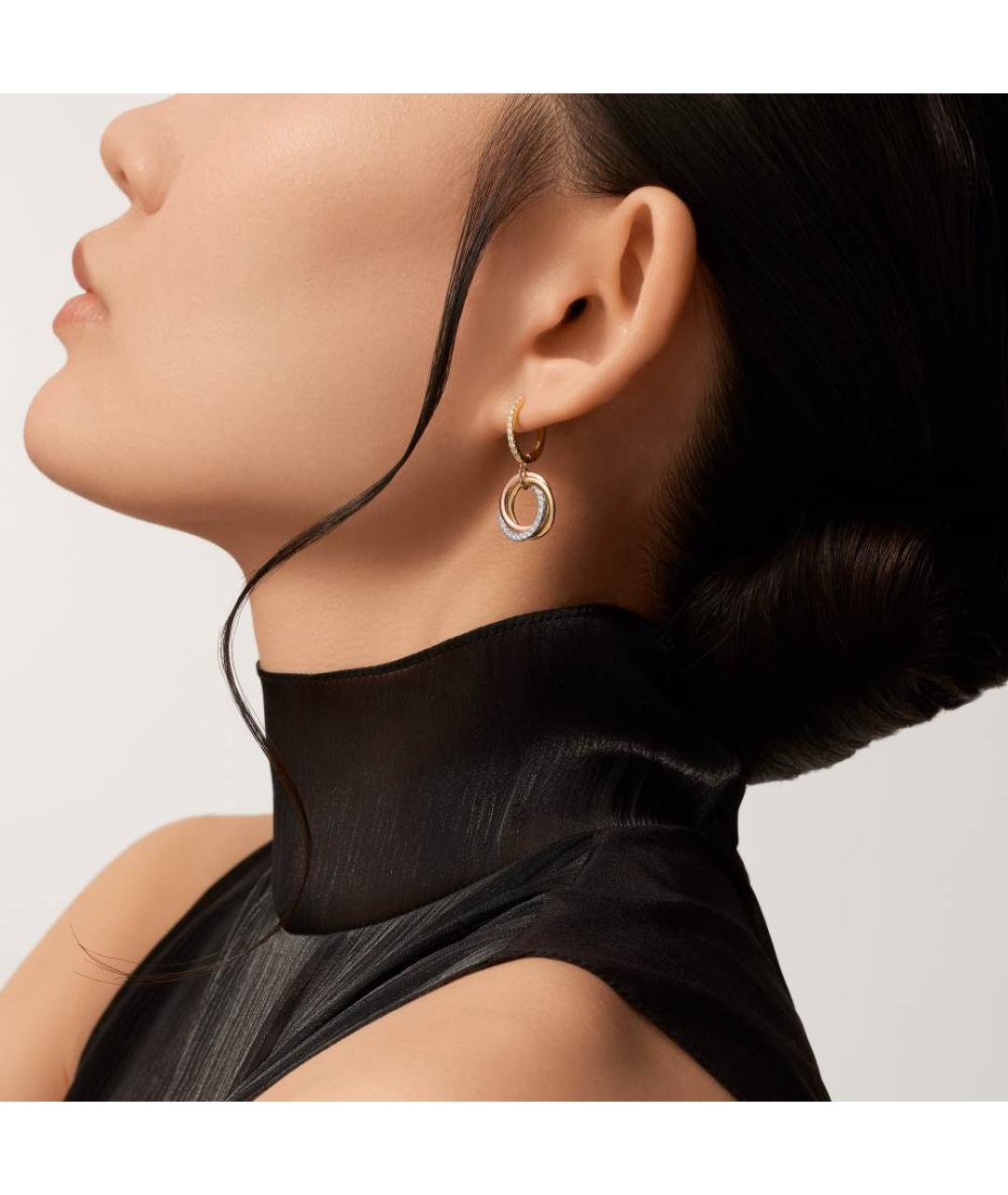CARTIER Мульти серьги из желтого золота, фото 2