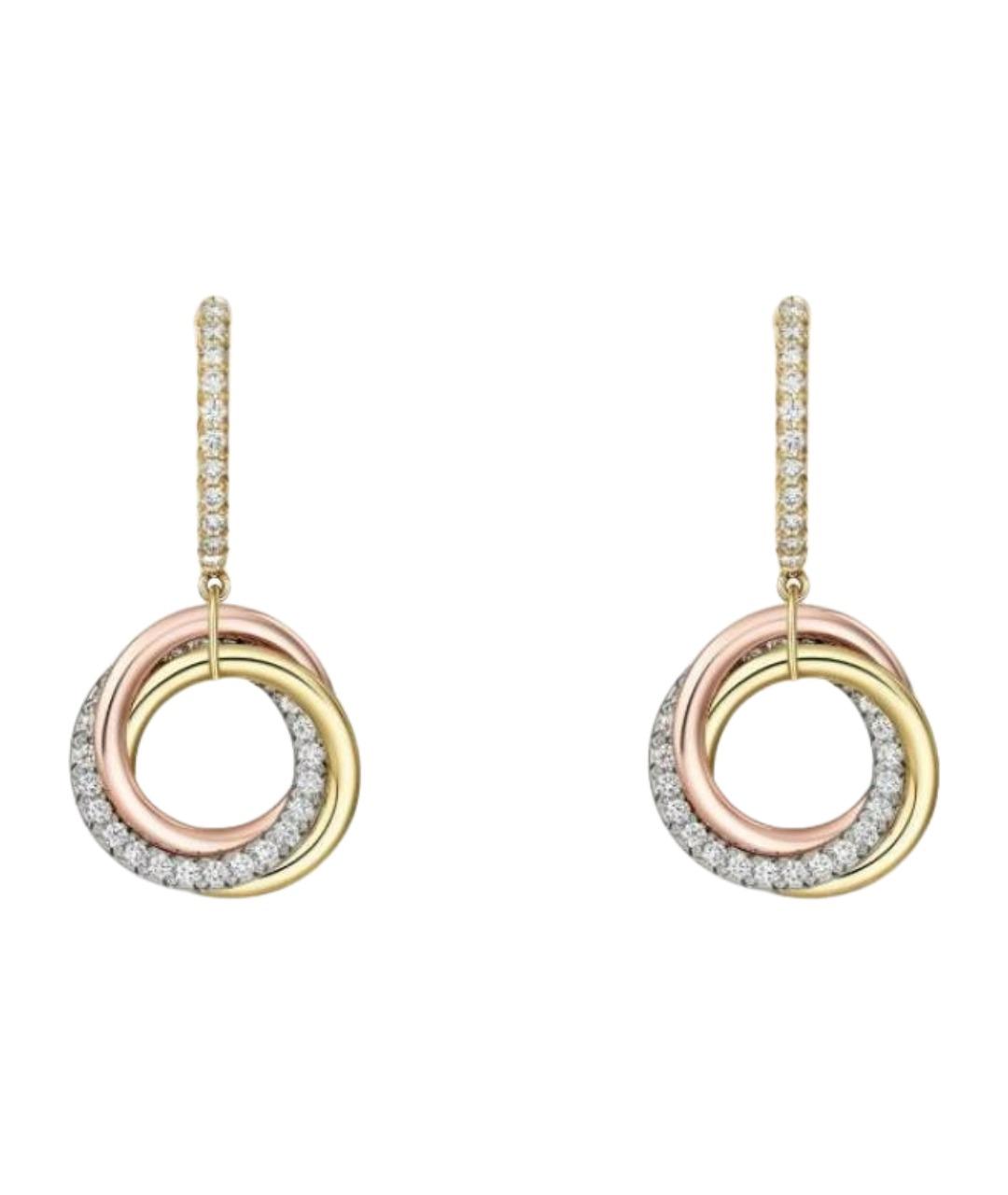 CARTIER Мульти серьги из желтого золота, фото 1