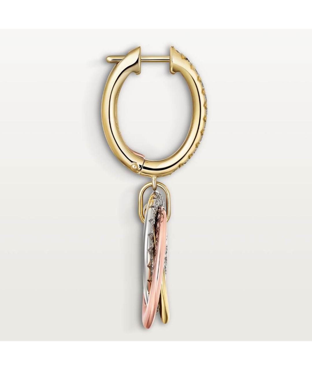 CARTIER Мульти серьги из желтого золота, фото 3