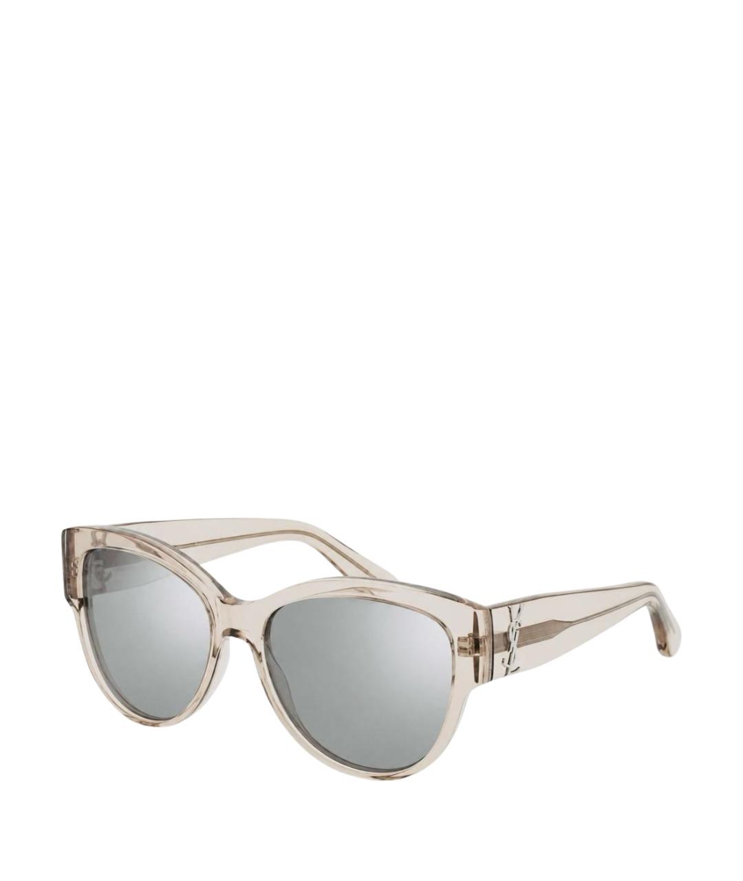 SAINT LAURENT Серые солнцезащитные очки, фото 1