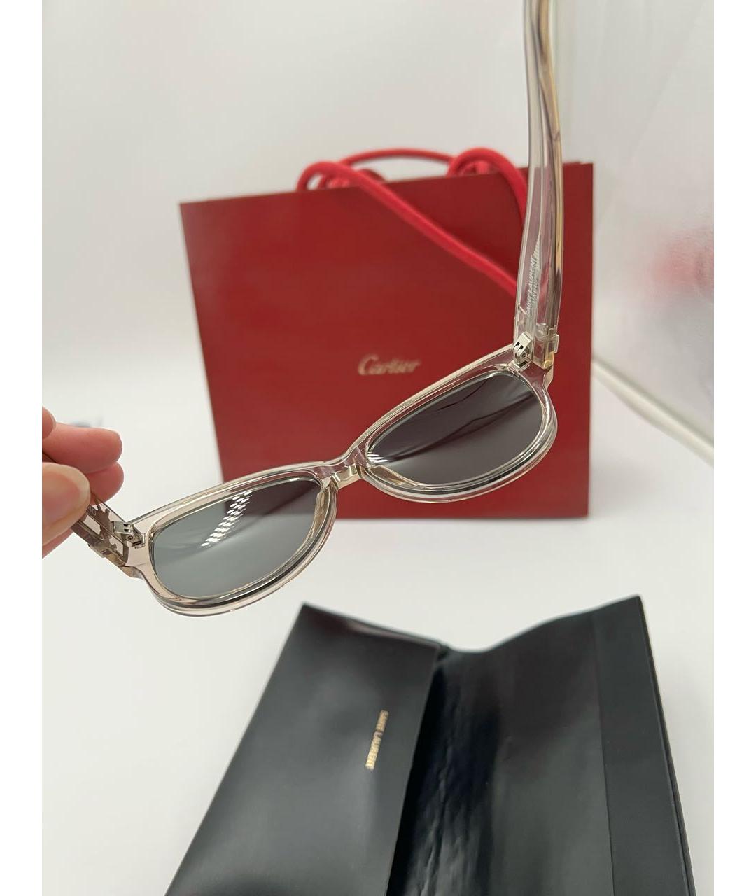 SAINT LAURENT Серые солнцезащитные очки, фото 4