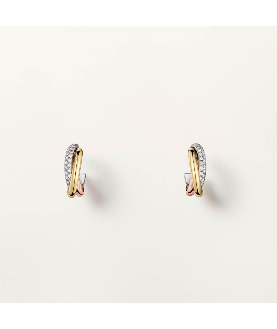 CARTIER Мульти серьги из желтого золота, фото 4