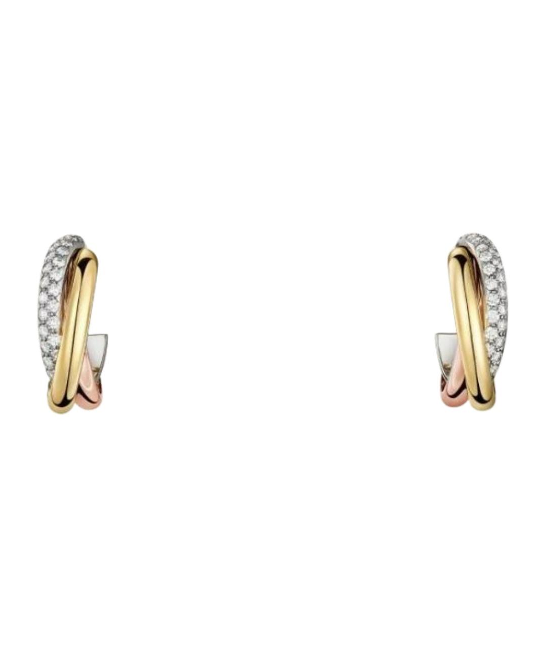 CARTIER Мульти серьги из желтого золота, фото 1