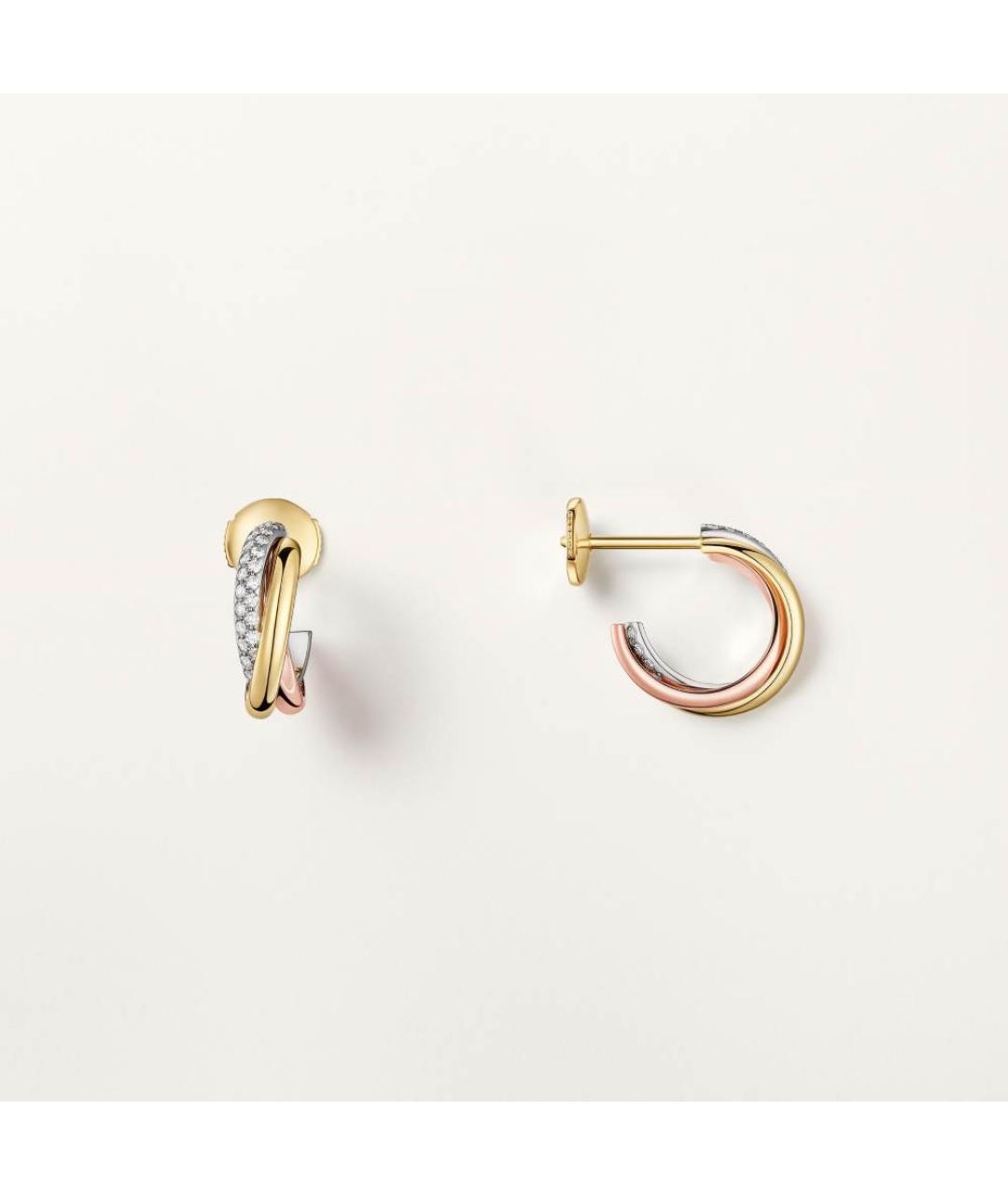 CARTIER Мульти серьги из желтого золота, фото 3