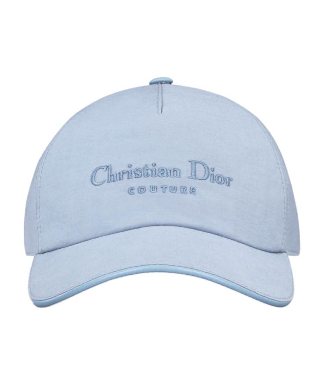 CHRISTIAN DIOR Голубая кепка/бейсболка, фото 3