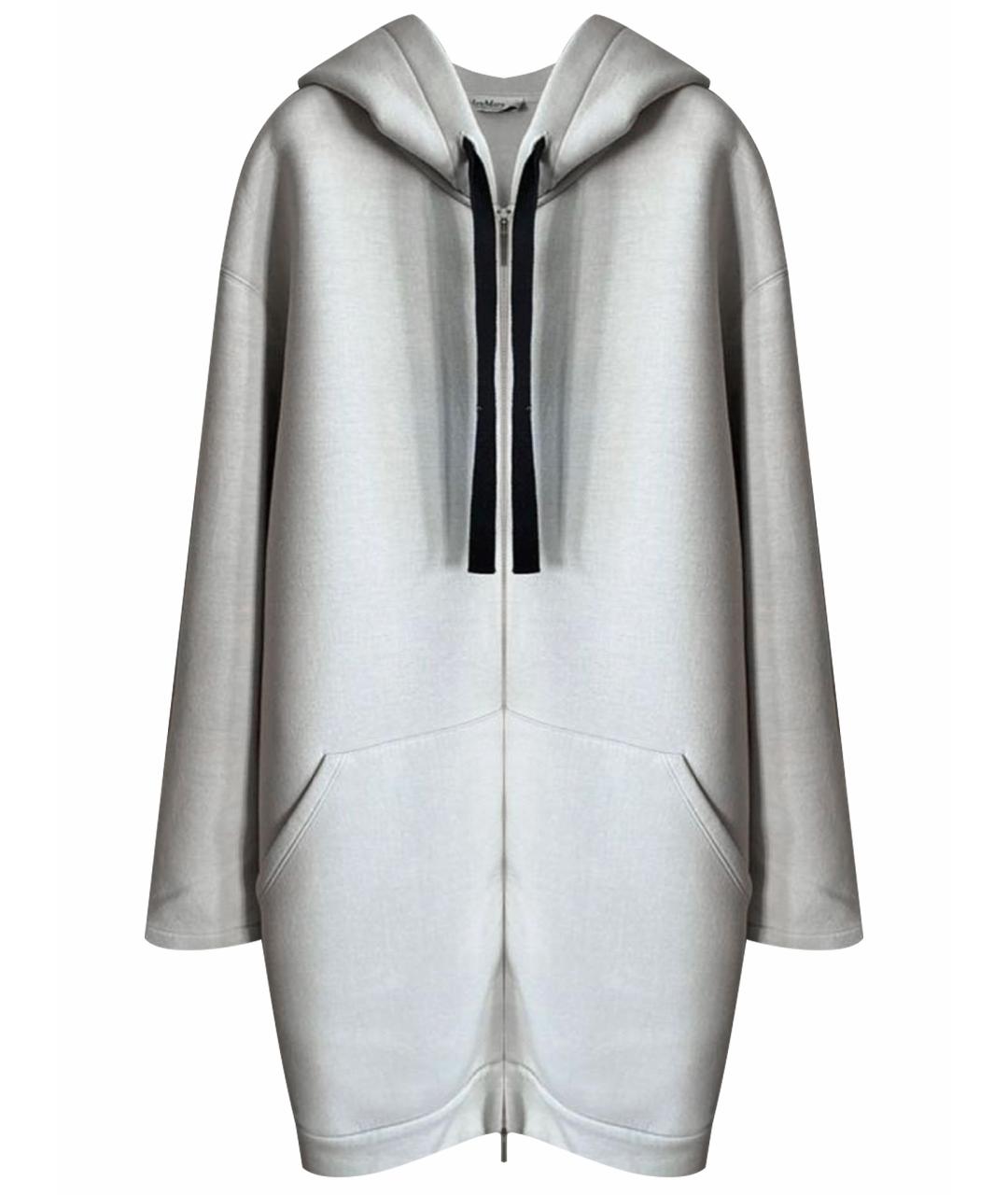 'S MAX MARA Серое вискозное пальто, фото 1