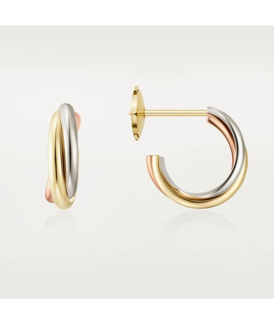 CARTIER Мульти серьги из желтого золота, фото 3