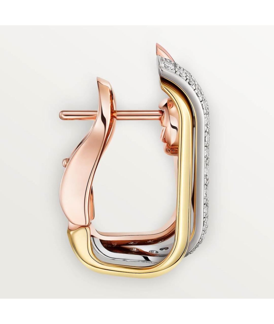 CARTIER Мульти серьги из розового золота, фото 3