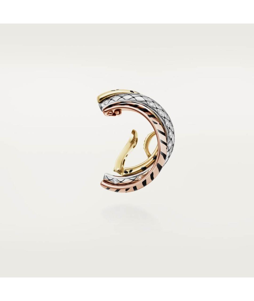 CARTIER Мульти серьги из желтого золота, фото 3