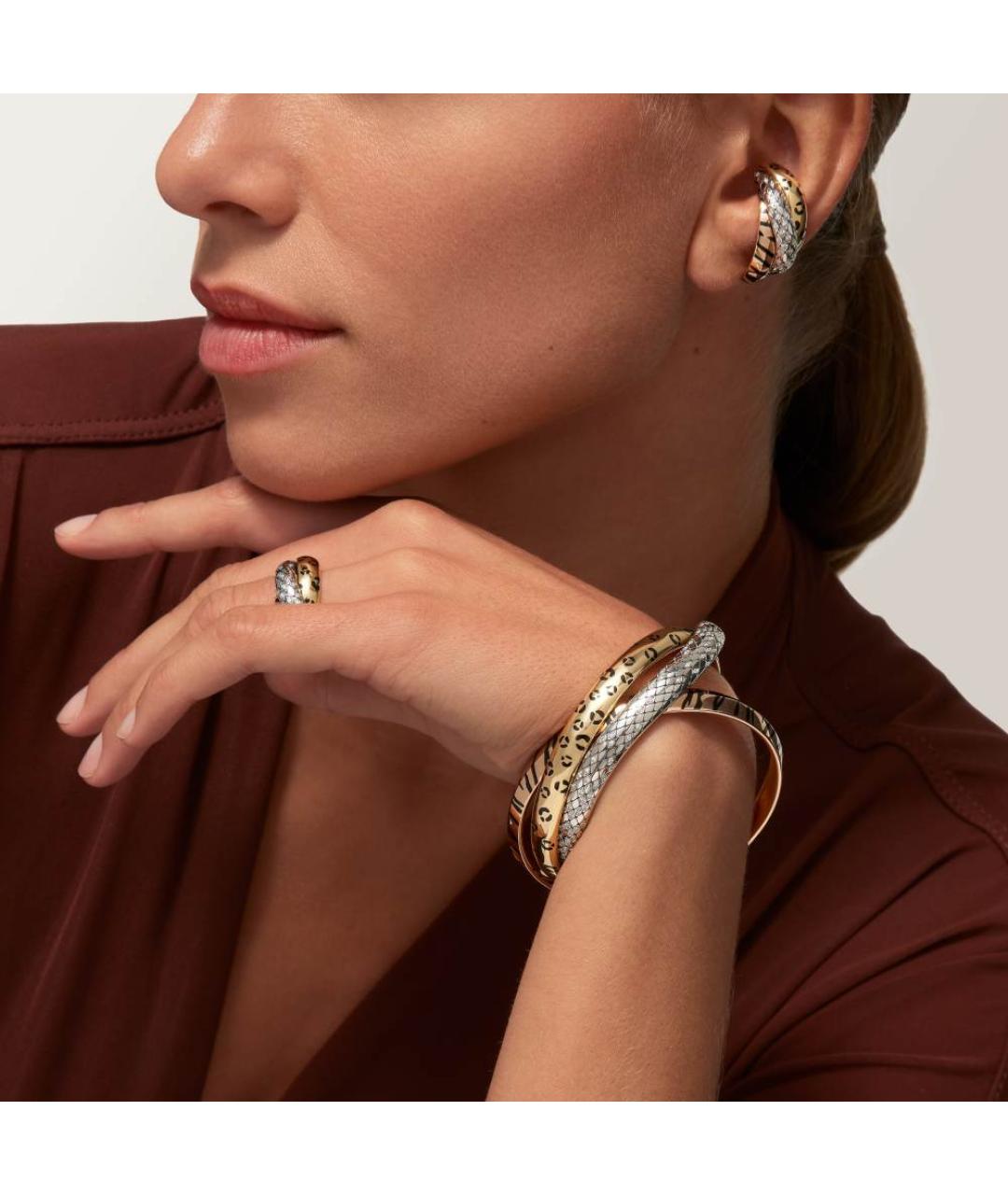 CARTIER Мульти серьги из желтого золота, фото 2