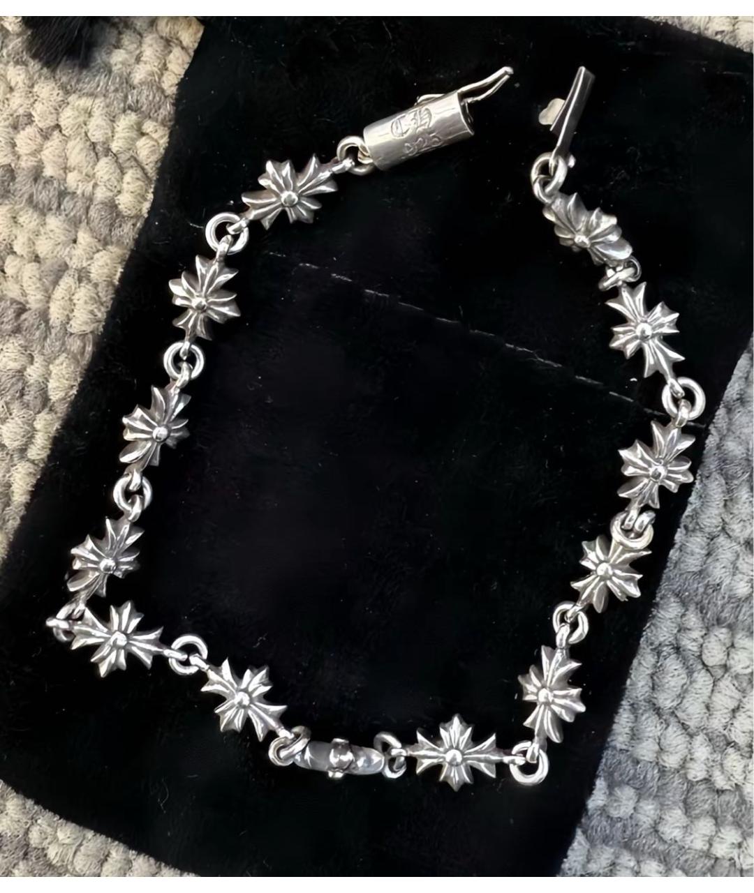 CHROME HEARTS Серебряный серебряный браслет, фото 3
