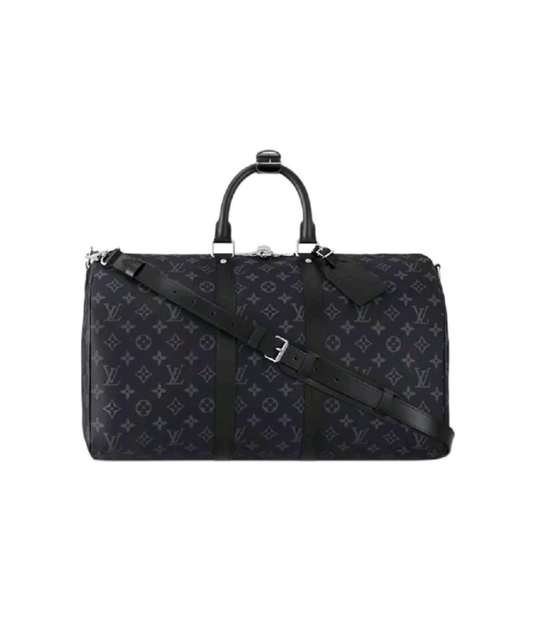 LOUIS VUITTON Черная дорожная/спортивная сумка, фото 5