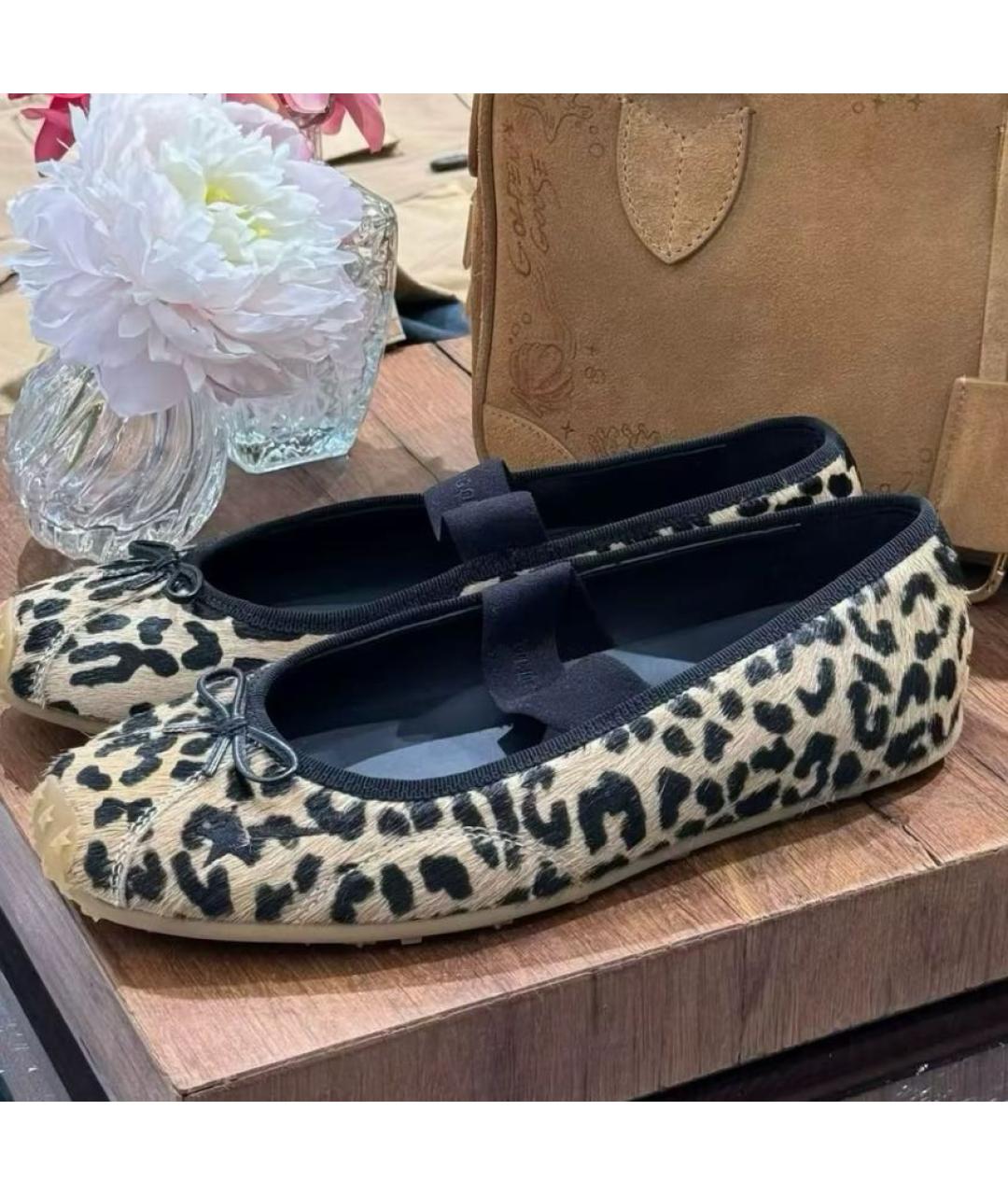 GOLDEN GOOSE Коричневые балетки, фото 6