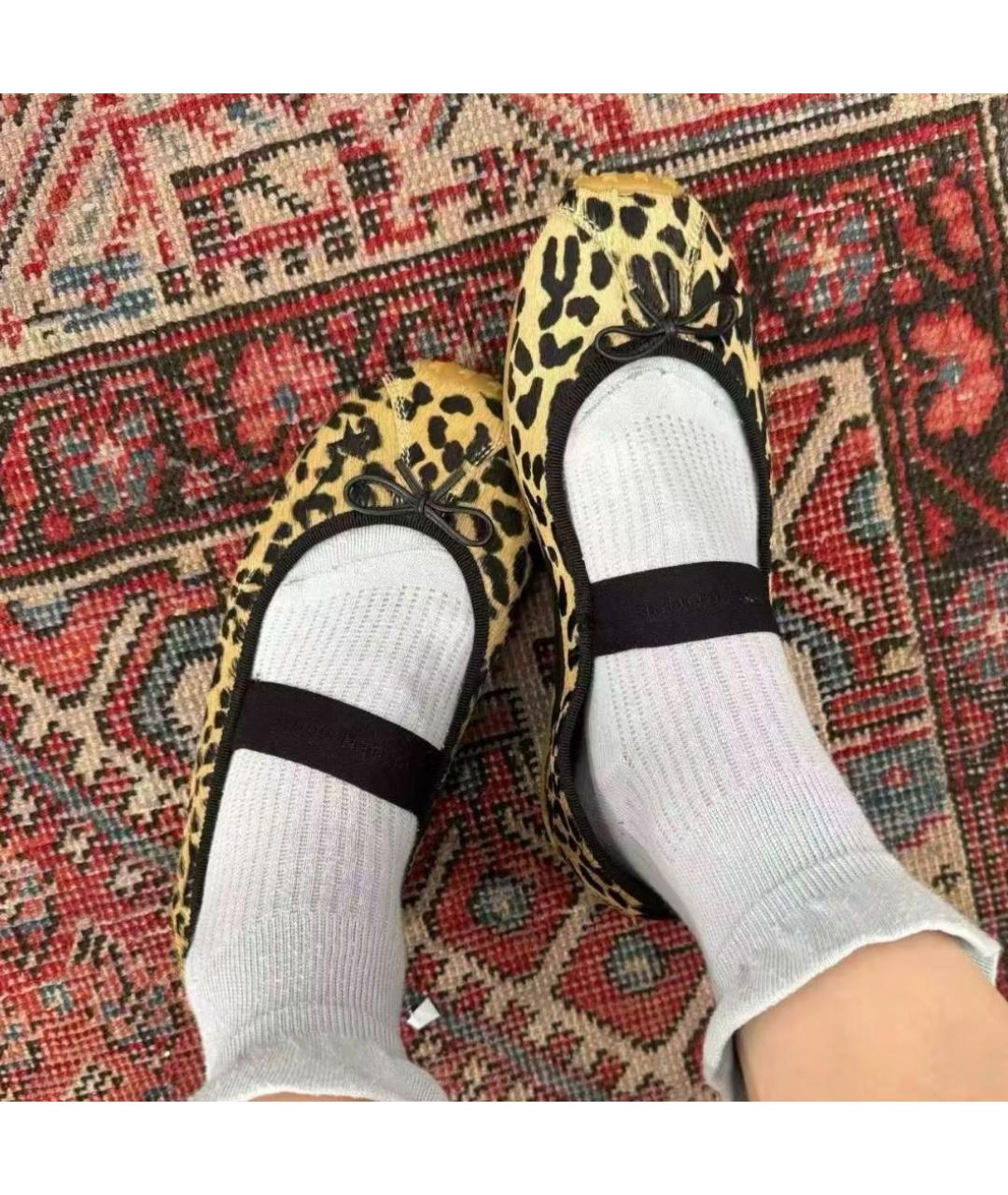 GOLDEN GOOSE Коричневые балетки, фото 7