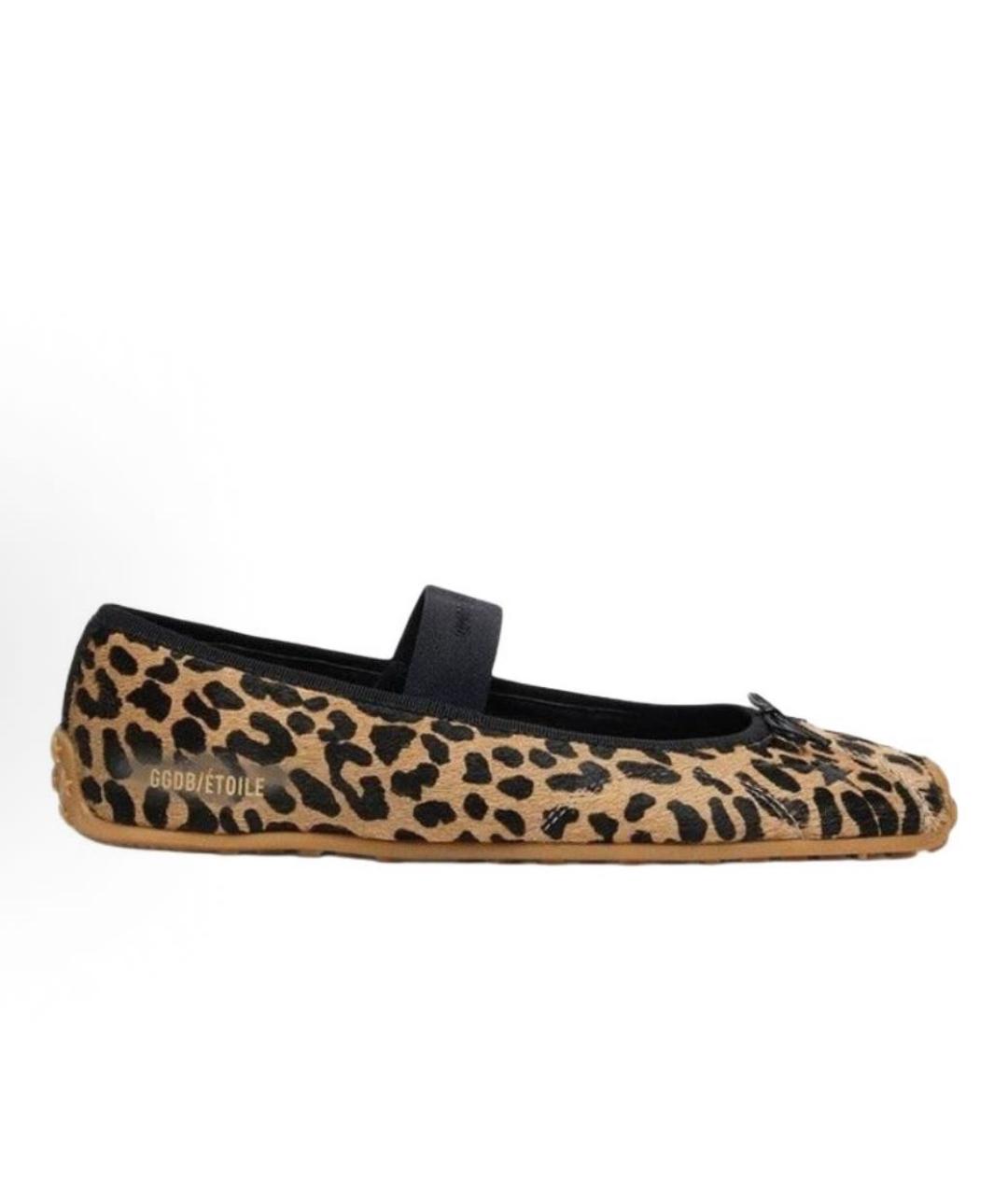 GOLDEN GOOSE Коричневые балетки, фото 8