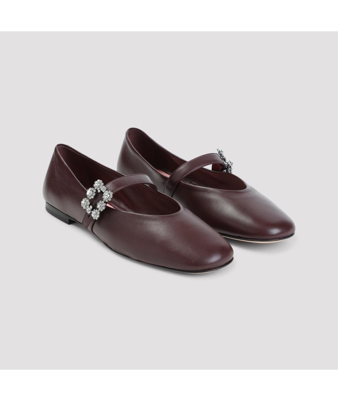 ROGER VIVIER Кожаные балетки, фото 5