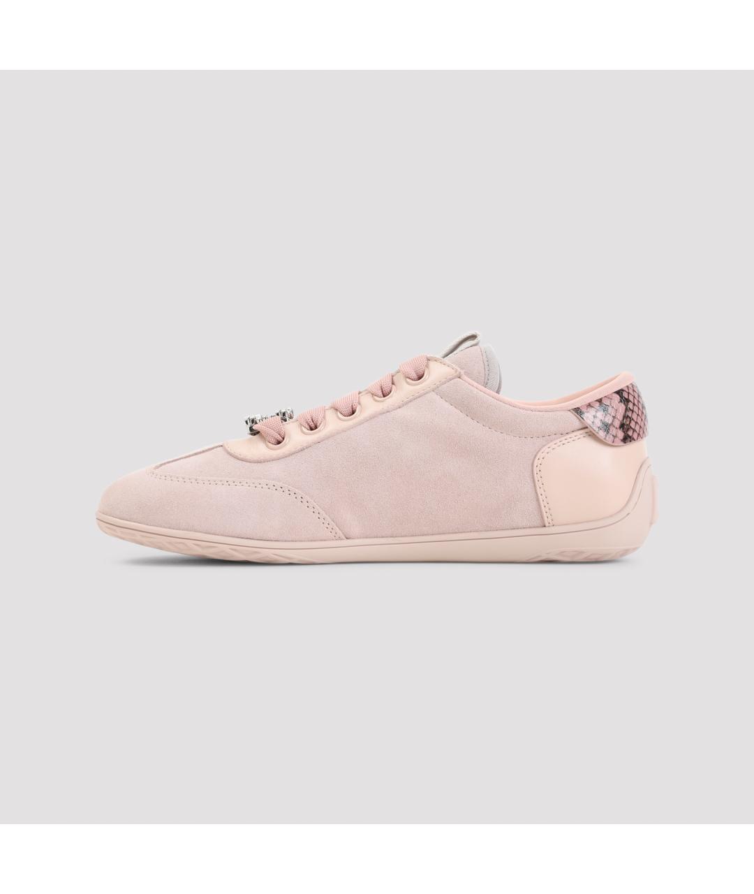 ROGER VIVIER Кожаные кроссовки, фото 4
