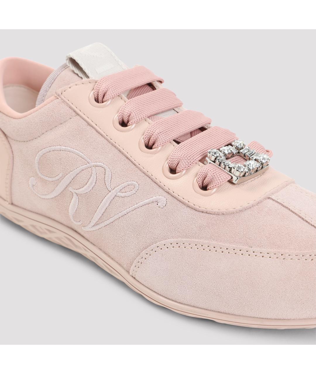 ROGER VIVIER Кожаные кроссовки, фото 6