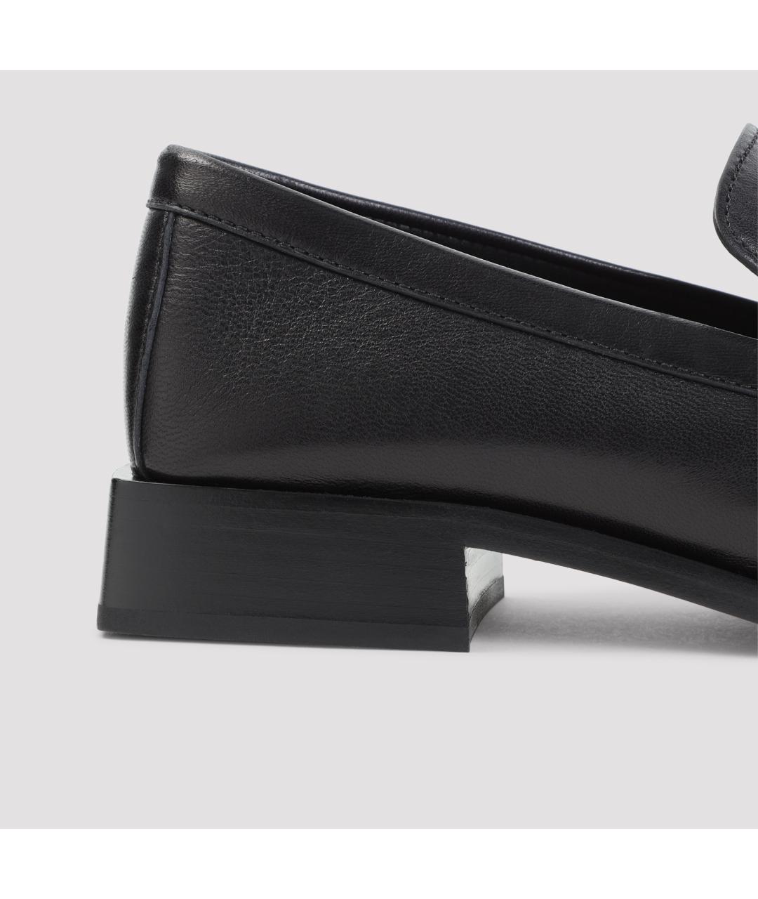ROGER VIVIER Черные кожаные лоферы, фото 6