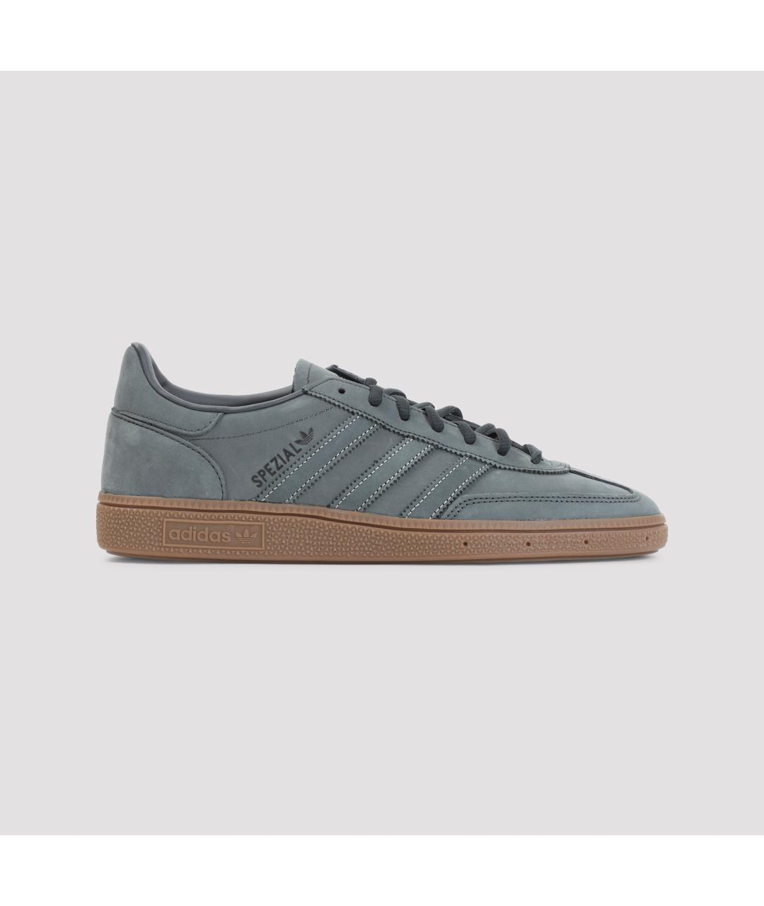 ADIDAS Серые замшевые низкие кроссовки / кеды, фото 2