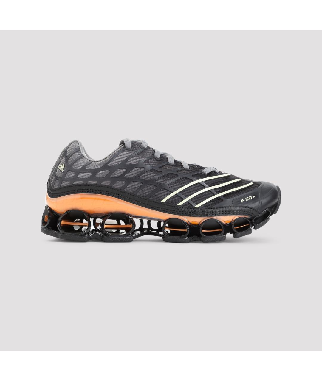 ADIDAS Черные текстильные низкие кроссовки / кеды, фото 2