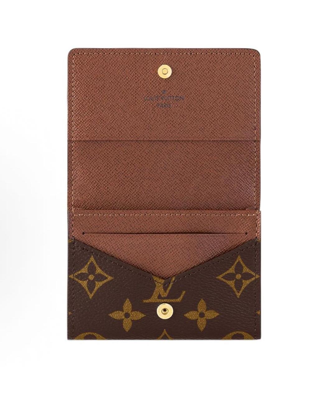 LOUIS VUITTON Коричневый кошелек, фото 2